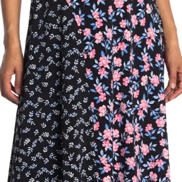 Maggie London Mixed Print Midi Dress - Picture 4 of 4